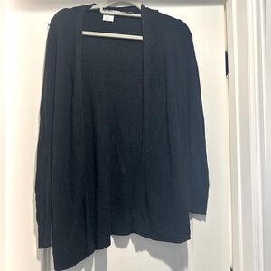 Women’s Black Cardigan Sweater Viscose/Modal Blend SZ M